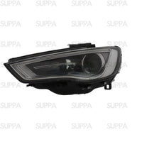AUDI A3 2013-2016 HEADLAMP BI XENON BLACK LED DRL RIGHT 8V0941005D 8V0941044D