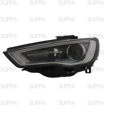 AUDI A3 2013-2016 HEADLAMP BI XENON BLACK LED DRL RIGHT 8V0941005D 8V0941044D