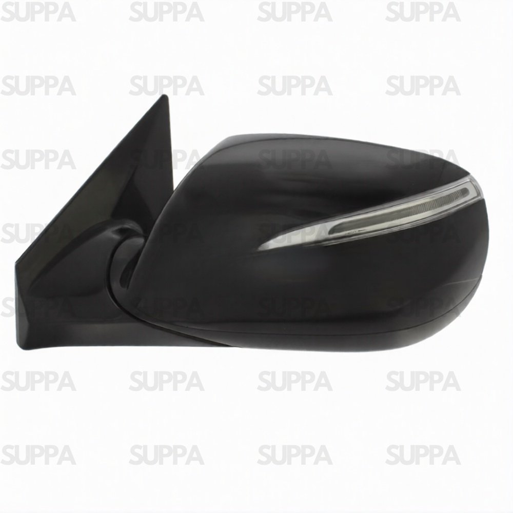 HYUNDAI SANTA FE 2012-2014 DOOR MIRROR ELECTRIC HEATED WITH INDICATOR PRIMED BLACK LEFT SIDE