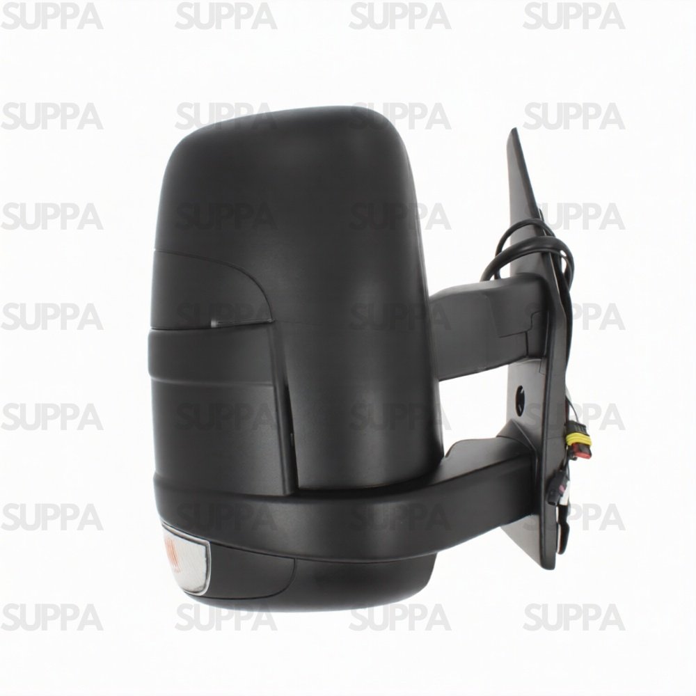 IVECO DAILY 2011-2013 DOOR MIRROR SHORT ARM ELECTRIC HEATED POWER FOLD WITH INDICATOR BLACK RIGHT SIDE