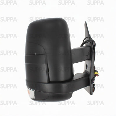 IVECO DAILY 2009-2012 DOOR MIRROR SHORT ARM ELECTRIC HEATED POWER FOLD WITH INDICATOR BLACK RIGHT SIDE