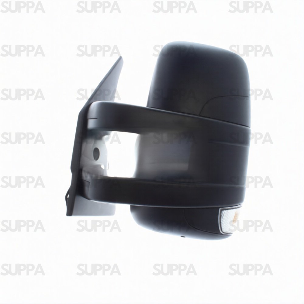 IVECO DAILY 2009-2012 DOOR MIRROR SHORT ARM MANUAL WITH INDICATOR BLACK LEFT SIDE
