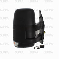 IVECO DAILY 2009-2012 DOOR MIRROR SHORT ARM MANUAL WITH INDICATOR W ANTENNA BLACK RIGHT SIDE