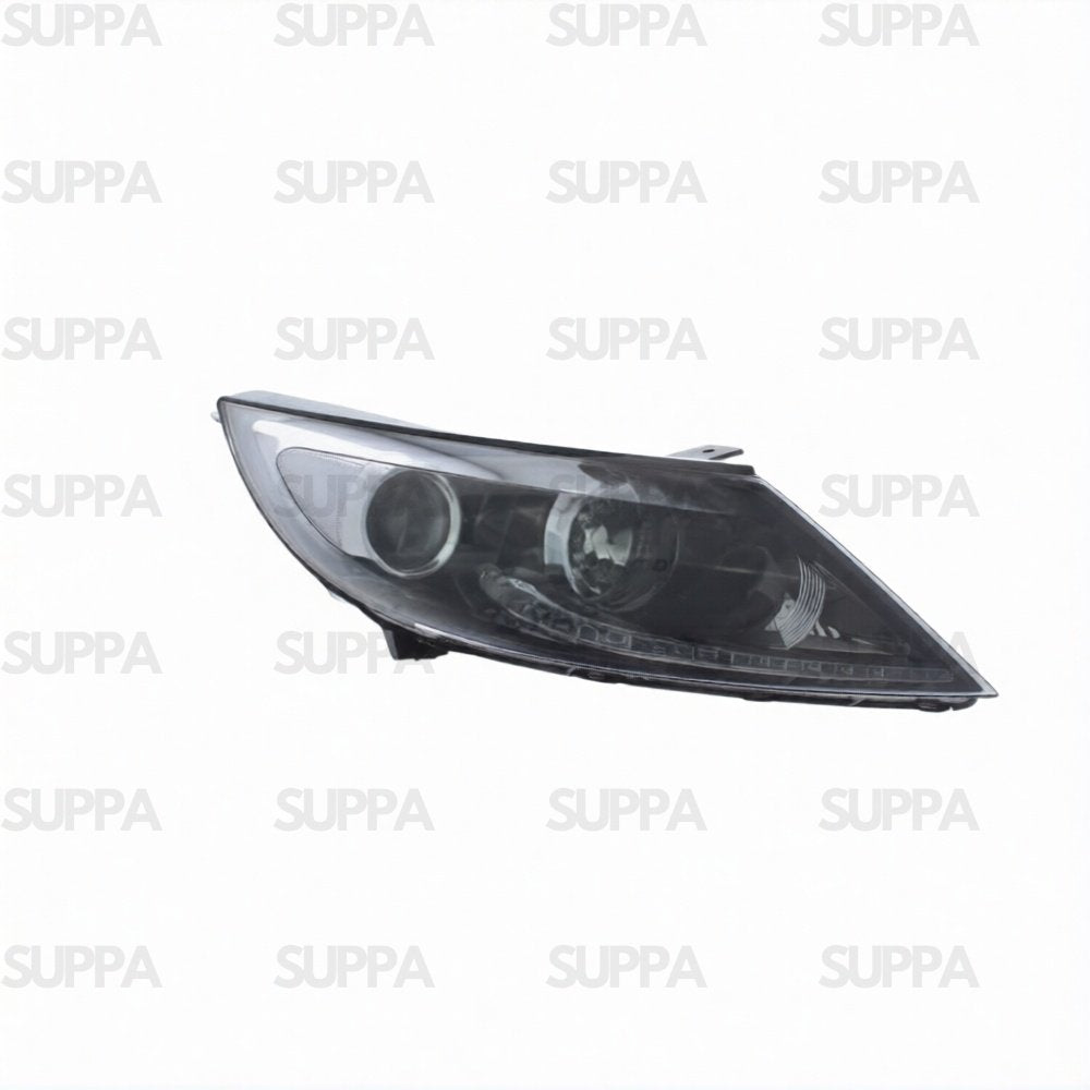 KIA SPORTAGE 2011-2015 HEADLAMP LED DRL BLACK LEFT