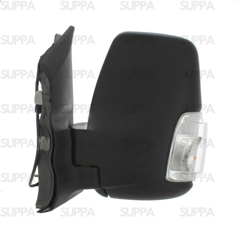 FORD TRANSIT 2014-2019 DOOR MIRROR SHORT ARM MANUAL CLEAR INDICATOR BLACK RIGHT SIDE
