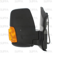 FORD TRANSIT 2014-2019 DOOR MIRROR SHORT ARM MANUAL CLEAR INDICATOR BLACK LEFT SIDE