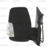 FORD TRANSIT 2014-2019 DOOR MIRROR SHORT ARM MANUAL AMBER INDICATOR BLACK LEFT SIDE