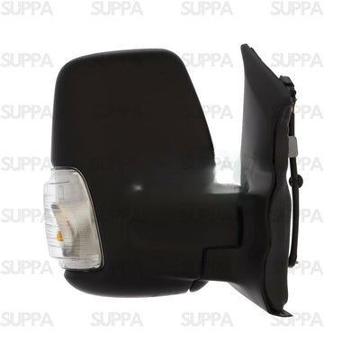 FORD TRANSIT 2019> DOOR MIRROR DOOR MIRROR SHORT ARM ELECTRIC HEATED POWER FOLD WITH CLEAR INDICATOR (5W) BLACK LEFT SIDE