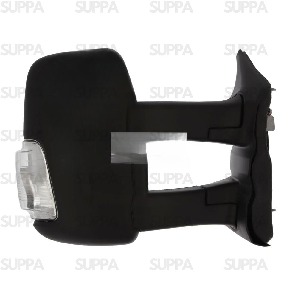 FORD TRANSIT 2019> DOOR MIRROR LONG ARM ELECTRIC HEATED WITH INDICATOR BLACK CONV LEFT SIDE