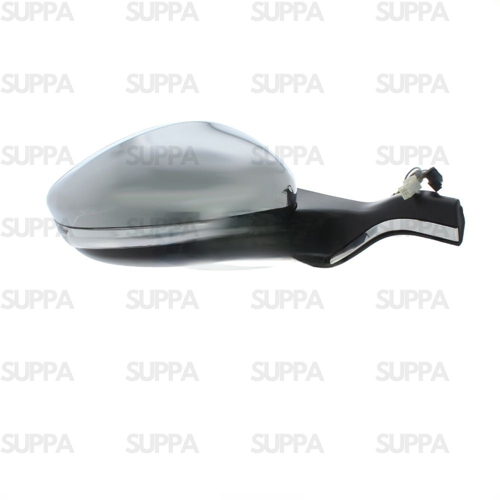 PEUGEOT 208 2012-2019 DOOR MIRROR GLASS WITH BACKING PLATE LEFT