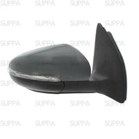 VOLKSWAGEN GOLF 2008-2012 DOOR MIRROR ELECTRIC HEATED POWER FOLD PUDDLE LAMP PRIMED WITH INDICATOR LEFT SIDE