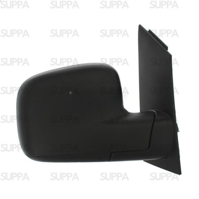 VOLKSWAGEN CADDY 2010-2015 DOOR MIRROR MANUAL BLACK (EXC.AERIAL) (WIDE) RIGHT SIDE