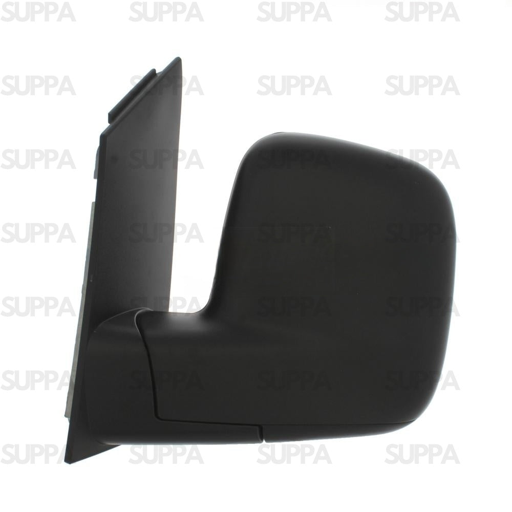 VOLKSWAGEN CADDY 2010-2015 DOOR MIRROR ELECTRIC HEATED BLACK (EXC.AERIAL) TALL LEFT SIDE