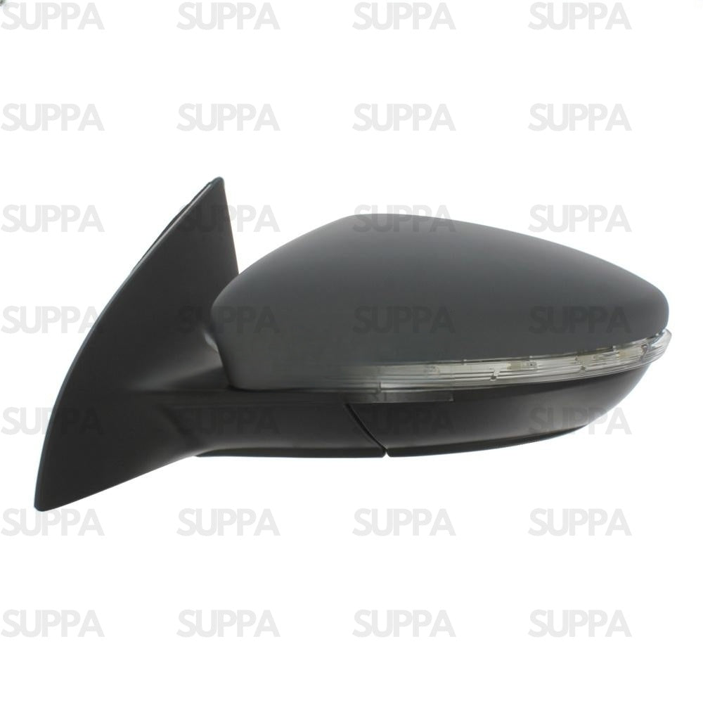 VOLKSWAGEN CC 2011-2017 DOOR MIRROR ELECTRIC HEATED WITH INDICATOR PUDDLE LAMP PRIMED RIGHT SIDE
