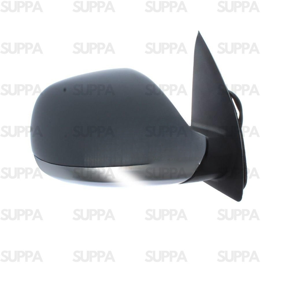 VOLKSWAGEN AMAROK 2011-2018 DOOR MIRROR ELECTRIC HEATED PRIMED W CHROME BASE LEFT SIDE