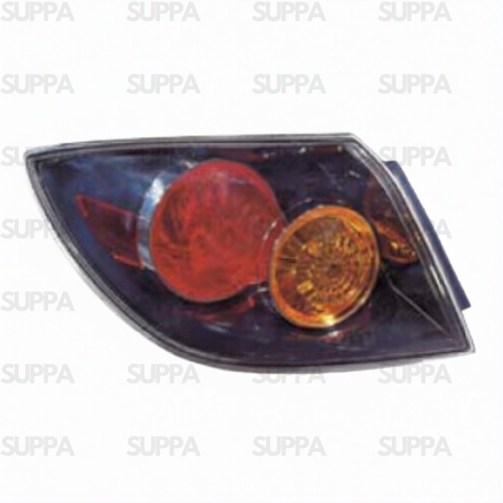 MAZDA 3 2007-2009 REAR LAMP BLACK RED CLEAR INDICATOR LEFT BN8F51160C BR5S51170D