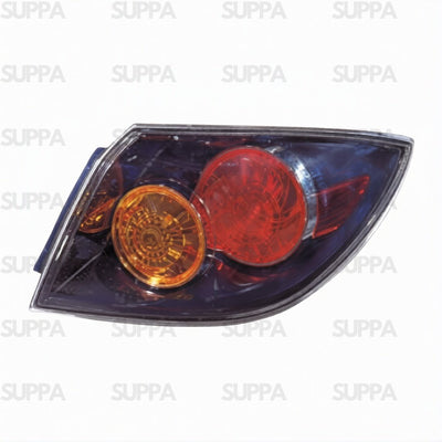 MAZDA 3 2007-2009 REAR LAMP BLACK RED CLEAR INDICATOR RIGHT BN8F51150C BR5S51180D