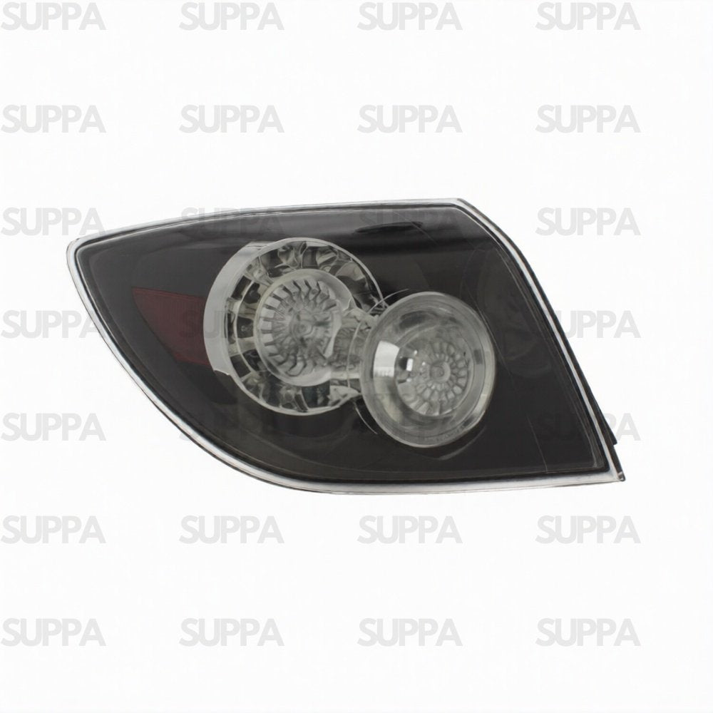 MAZDA 3 2004-2009 REAR LAMP SPORT MODEL BLACK CLEAR CLEAR INDICATOR LED LEFT
