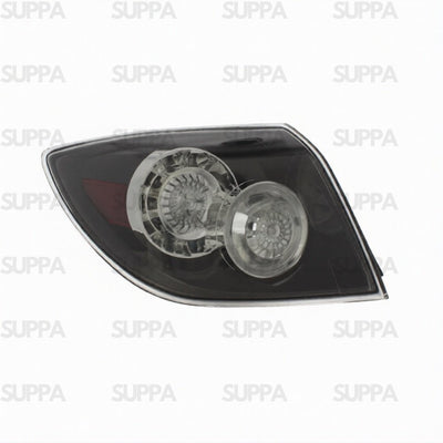 MAZDA 3 2004-2009 REAR LAMP SPORT MODEL BLACK CLEAR CLEAR INDICATOR LED LEFT