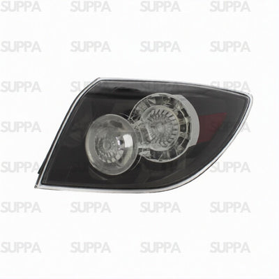 MAZDA 3 2004-2009 REAR LAMP SPORT MODEL BLACK CLEAR CLEAR INDICATOR LED RIGHT