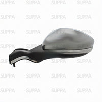 PEUGEOT 2008 2013-2019 DOOR MIRROR ELECTRIC HEATED POWER FOLD WITH INDICATOR BLACK ARM CHROME TRIM& COVER LEFT SIDE