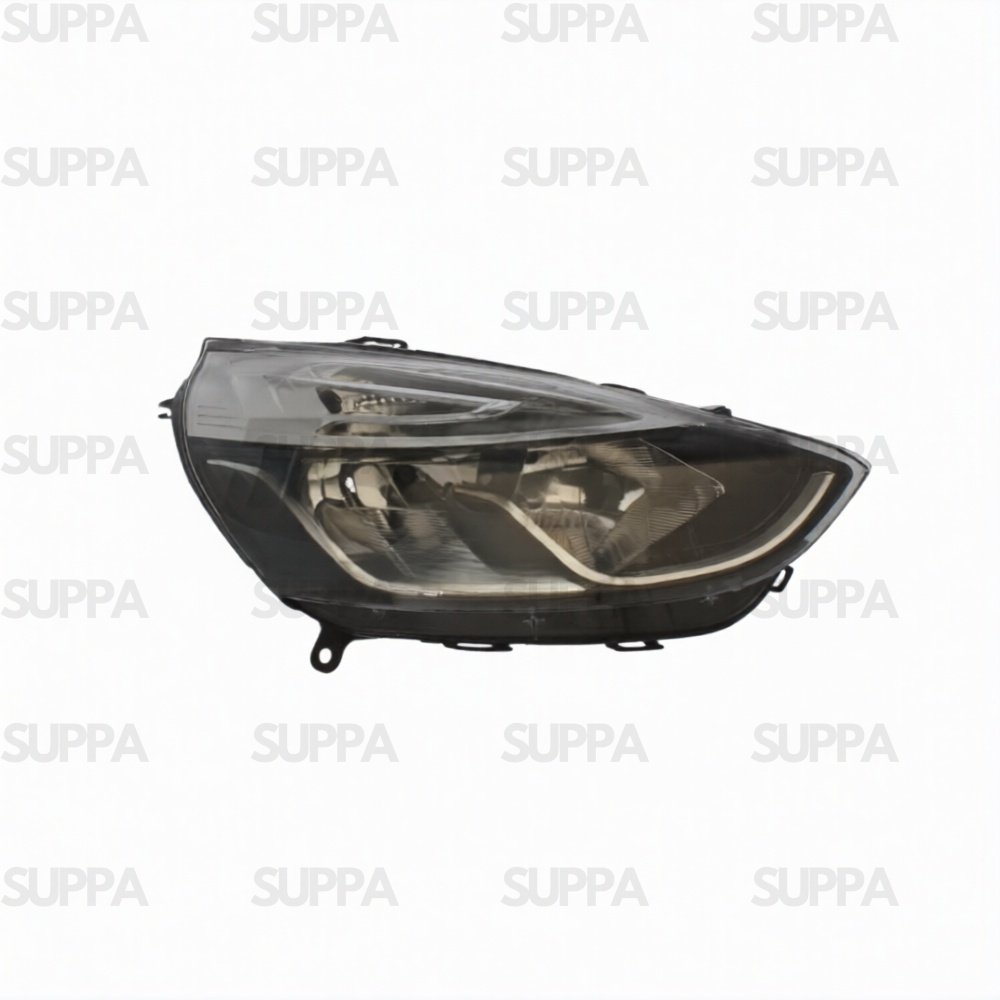 RENAULT CLIO 2016-2019 HEADLAMP CHROME BLACK RIGHT 260107217R