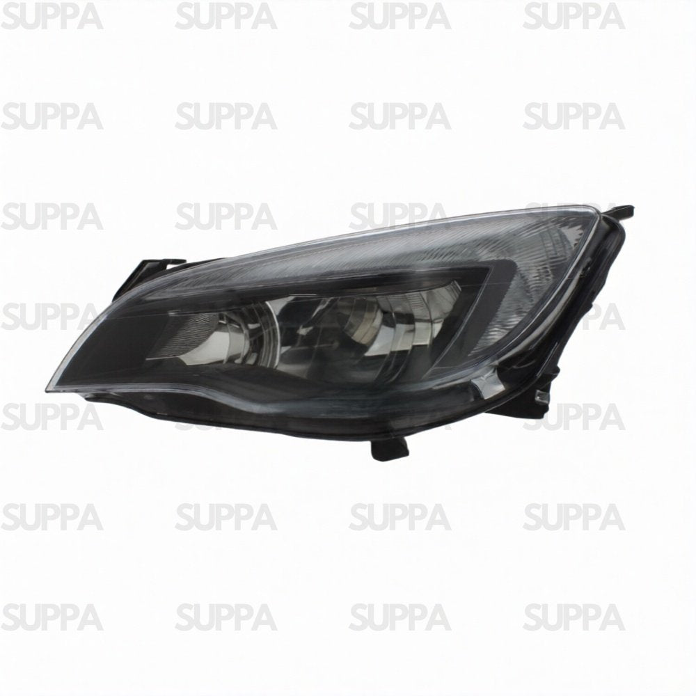 VAUXHALL ASTRA 2009-2012 HEADLAMP BLACK LEFT 1216210 13297720