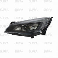 VAUXHALL ASTRA 2009-2012 HEADLAMP BLACK LEFT 1216210 13297720