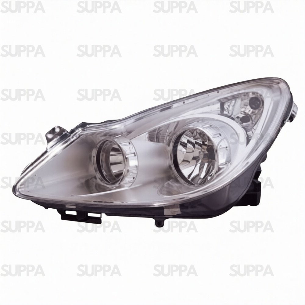 VAUXHALL CORSA 2006-2011 HEADLAMP CHROME LEFT 1216189 93189359