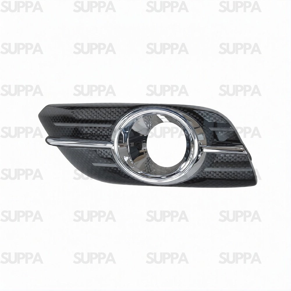 VAUXHALL MOKKA 2013-2016 FRONT BUMPER GRILLE WITH FOG LAMP HOLE & CHROMED MOULDING LEFT 95276507