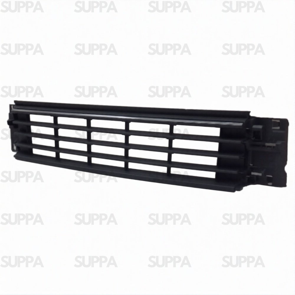 VOLKSWAGEN POLO 2014-2017 FRONT BUMPER GRILLE MAT DARK GRAY WITH CHROME MOULDING 6C0853671NRYP