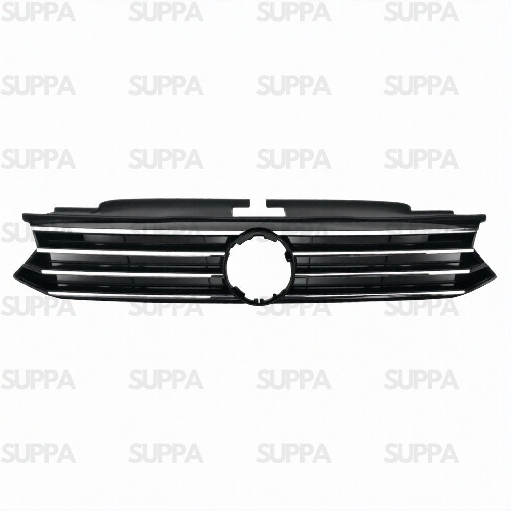VOLKSWAGEN PASSAT 2015-2020 FRONT GRILLE WITH CHROME MOULDING 3G0853651BKZ